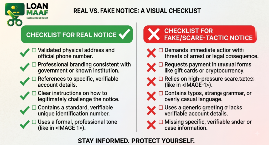 mPokket legal notice real or fake
